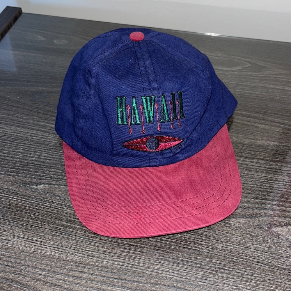 Vintage Hawaii Hat - Elastic Strap